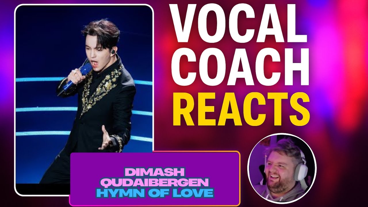Больше сказать нечего... Димаш Кудайберген поёт «Гимн любви» | Реакция/анализ педагога по вокалу