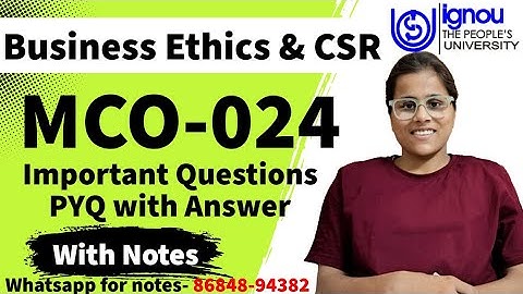 MCO 024 Important Question With Answer. MCO-024  Previous Year question with answer in IGNOU