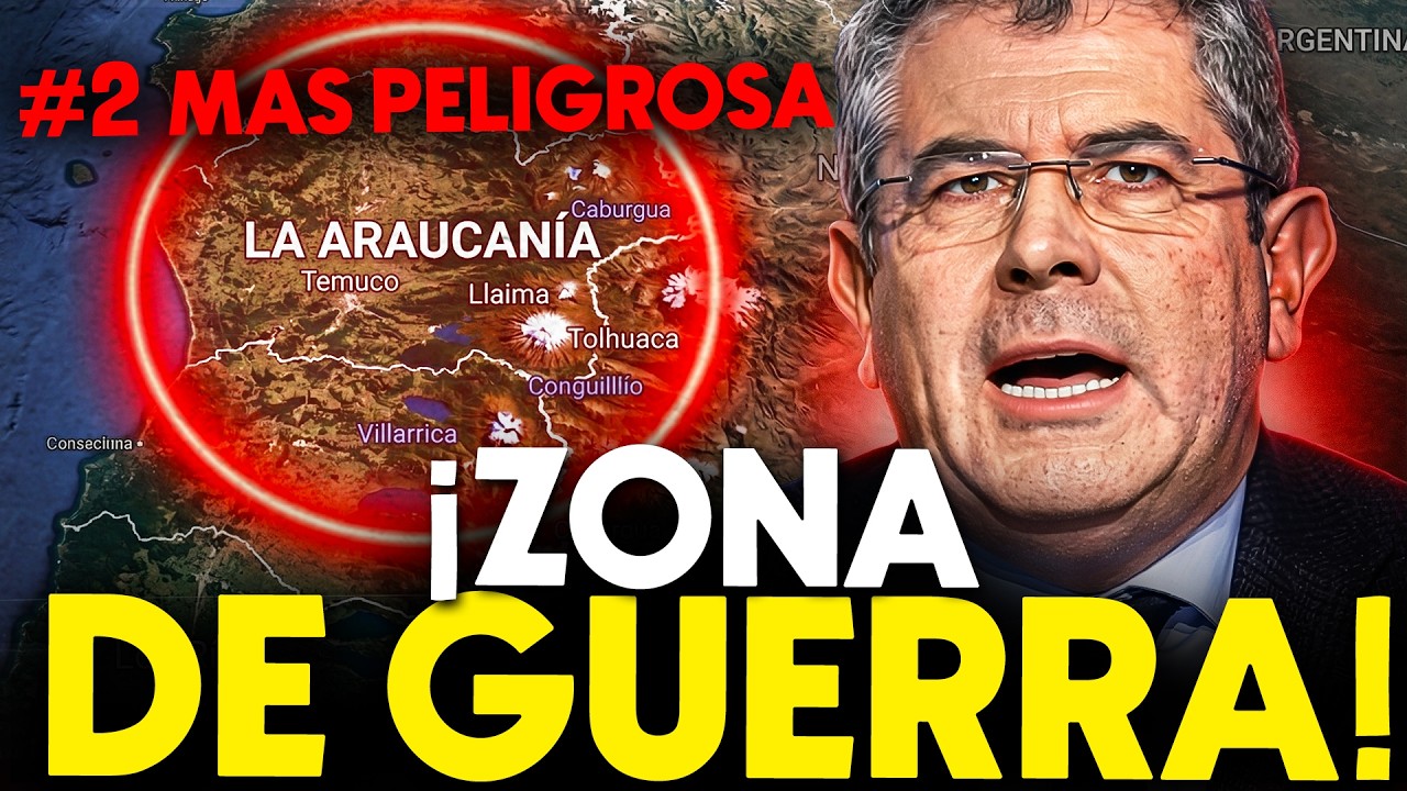 ¡ESCÁNDALO! LA ARAUCANÍA entre las REGIONES más PELIGROSAS del CONTINENTE