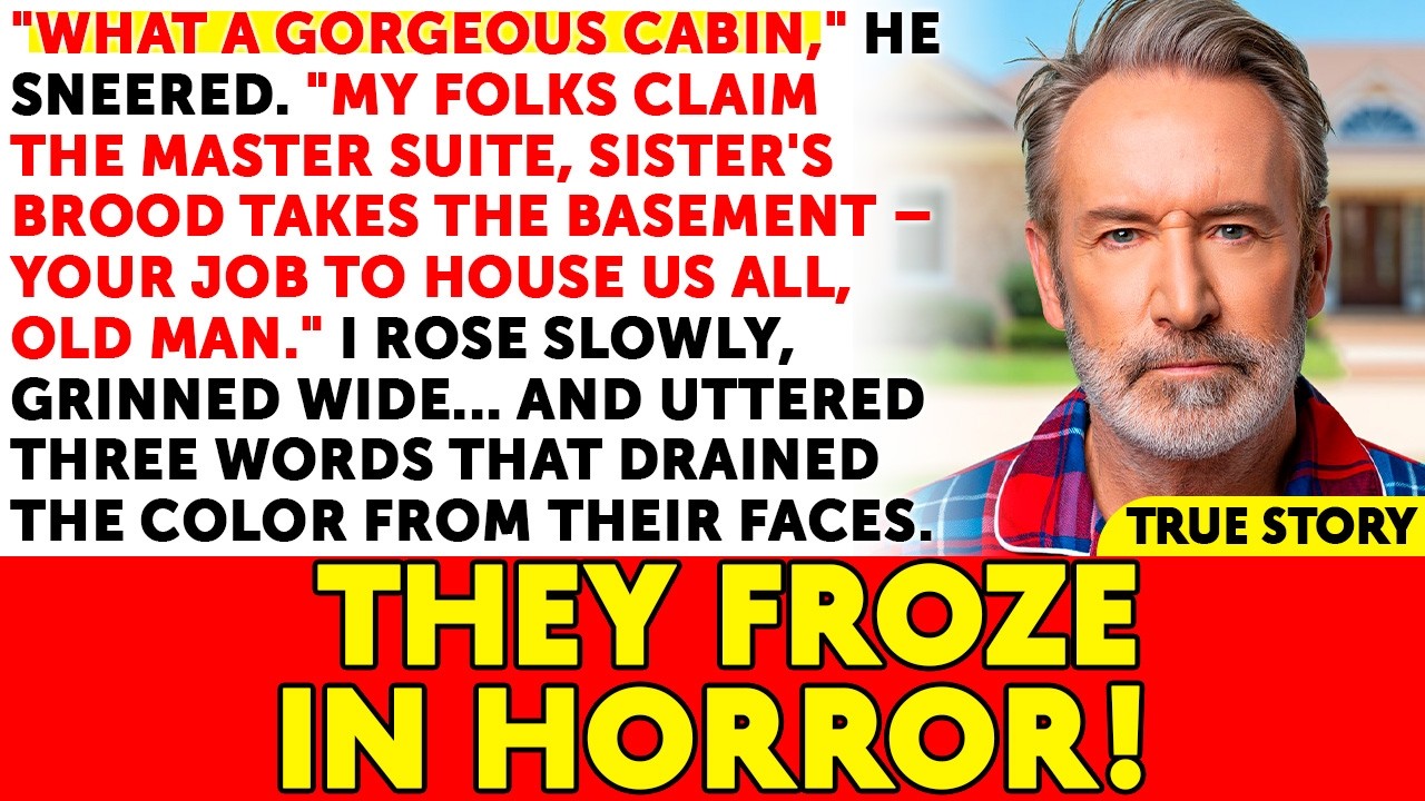 My Son-In-Law Demanded My Cabin for His Folks – What I Did Next Shocked Them!