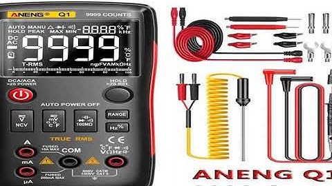 ANENG Q1 Digital Multimeter 9999 Analog Tester True RMS Professional Multimetro DIY Transi