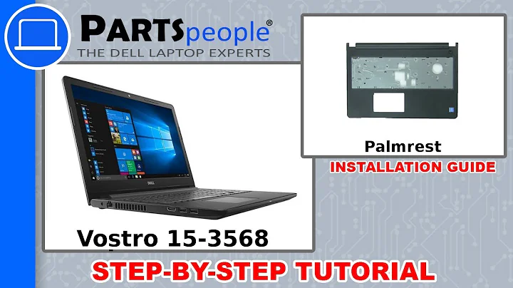 Dell Vostro 15-3568 (P63F002) Palmrest How-To Video Tutorial