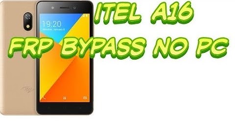 itel a16 /a16plus frp bypass no pc