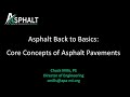 2024 Back to Basics: Core Concepts of Asphalt Pavement Design
