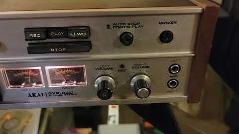 AKAI GXR -82D playback only