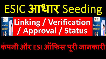 ESI Aadhaar linking full process || कैसे Request डाली जाती है ? और कैसे Company Approve करती है ?