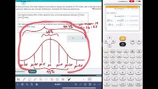 ALEKS: Word problems involving calculations from a normal distribution