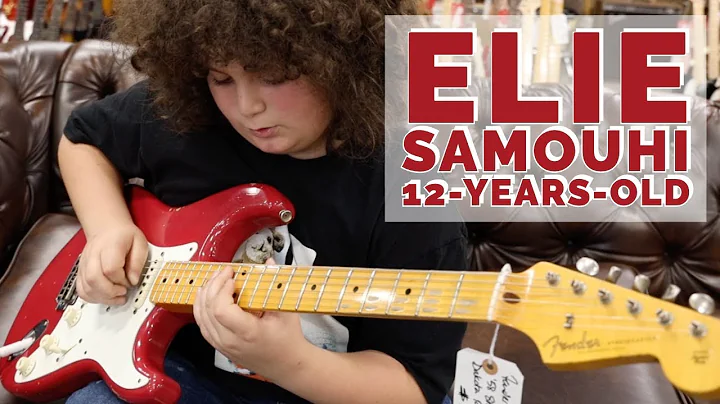 12-Years-Old Elie Samouhi with Michael Lemmo | Fender Custom Shop '58 Stratocaster