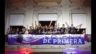 Celebración del ascenso a LaLiga de la  SD Huesca 2017-2018