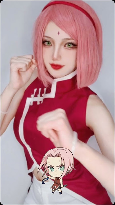 sakura cosplay #anime #naruto #sakura #cosplay #shorts #youtubeshortstrending #subscribe