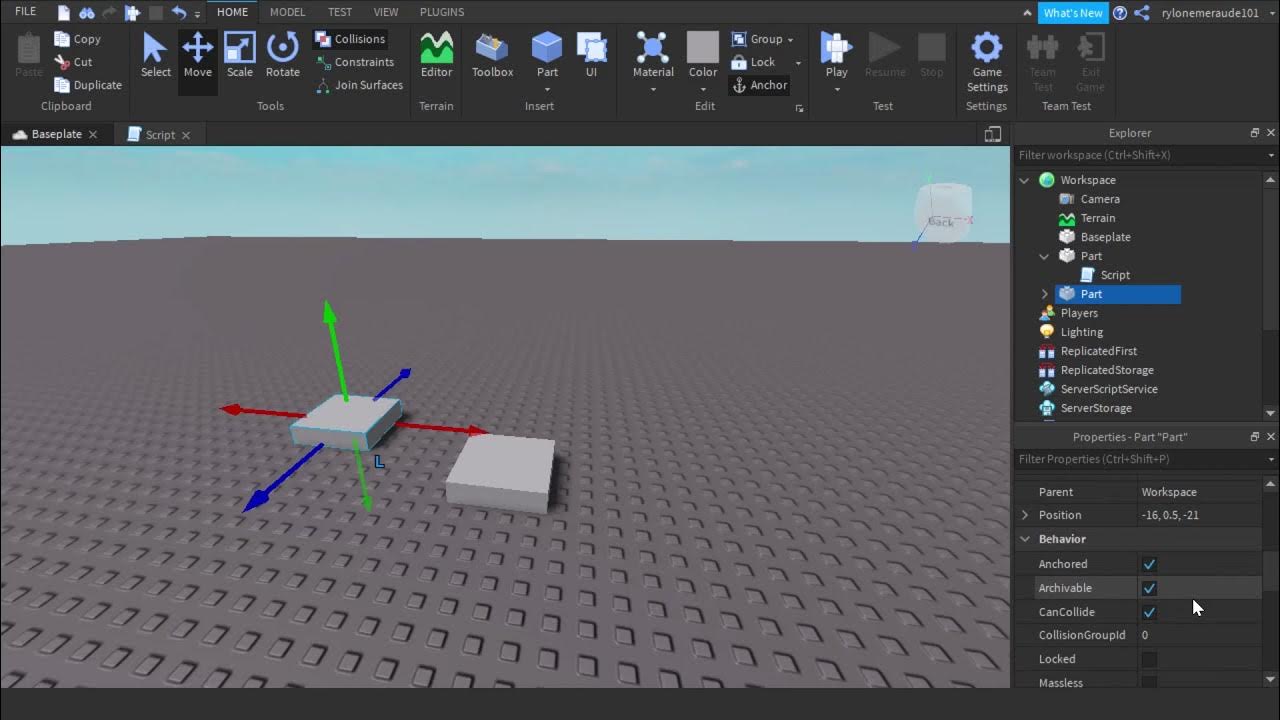 how-to-make-a-teleporting-part-in-roblox-studio-youtube