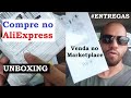 UNBOXING DE NOVOS PRODUTOS DO ALIEXPRESS E VENDAS NO MARKETPLACE DO FACEBOOK E WHATSAPP BUSINESS!