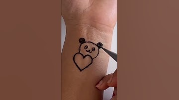 #shorts Valentine’s Day Panda bear! 🐼❤️