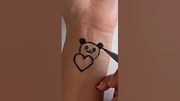 Shorts Valentine S Day Panda Bear 