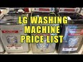 LG WASHING MACHINE PRICE LIST 2020/ SM APPLIANCES/ PHILIPPINES