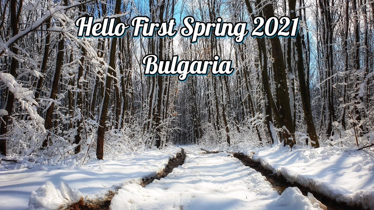 First Spring 2021 in Bulgaria 4K | Beautiful Scenery in Bulgaria | Честита първа пролет | Ilk Bahar