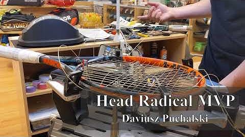 Time Lapse: How to String a Head Radical MVP Tennis Racquet