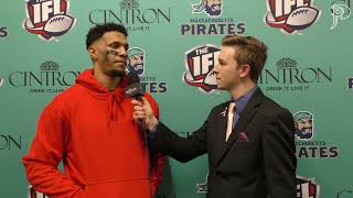 Alejandro Bennfield, Pirates Qb Post-Game Interview Vs Vegas Knight Hawks