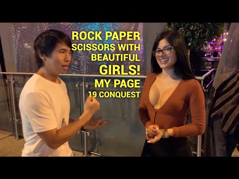 ROCK PAPER SCISSORS KISSING PRANK WITH BEAUTIFUL GIRLS! MY PAGE 19 CONQUEST