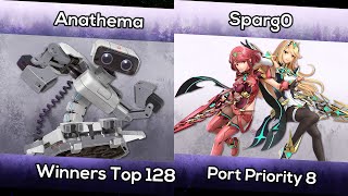 Anathema (ROB) vs Sparg0 (Pyra/Mythra) - Winners Top 128 - Port Priority 8