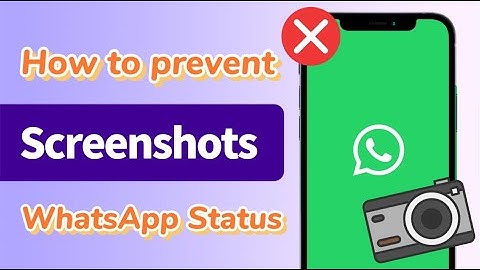 (2025) How to prevent Screenshots Whatsapp status | How to View Someone