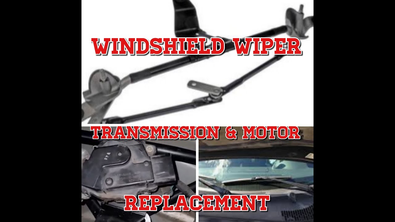 How To Replace Winshield Wiper Transmission ASSEMBLY & Motor Chevy HHR