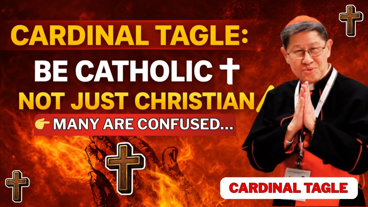 ⚠️ Cardinal Tagle SHOCKS Christians: Why Catholicism Is NOT the Same as Protestantism 😱✝️
