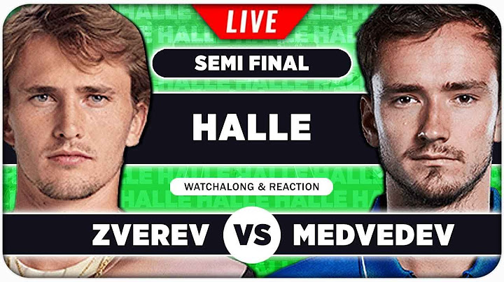 ZVEREV vs MEDVEDEV • ATP Halle 2025 SF • LIVE Tennis Watchalong