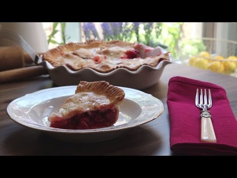 How to Make Rhubarb Cherry Pie | Pie Recipes | Allrecipes.com