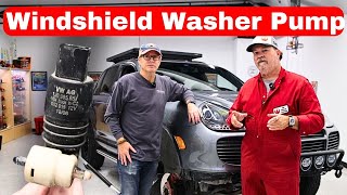 видео: Ремонт омывателя лобового стекла Porsche Cayenne! — Замена насоса на Cayenne Turbo S картинка: Ремонт омывателя лобового стекла Porsche Cayenne! — Замена насоса на Cayenne Turbo S