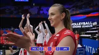 Highlight VNL 2024: Polandia VS Jepang 3-0 |  Volleyball Nations League 2024 Women - Moji