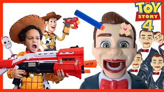 Toy Story 4 Benson Dummy Clones Himself | Woody Rescues Toy Story 4 Toys
