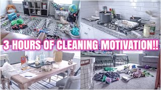 EXTREME 3 HOUR CLEANING MARATHON | SPEED CLEANING MOTIVATION 2024 | DECLUTTER, ORGANIZE + DEEP CLEAN