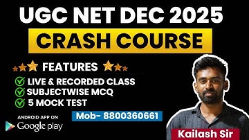 D-2 CRASH COURSE UGC NET || RESEARCH & STATISTICS || KAILASH KUMAR