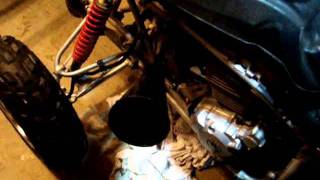 400ex Valve Adjustment and Oil Change Part 3