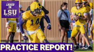 LSU Practice INTEL: Sam Leavitt Shines, Key Tigers Missing
