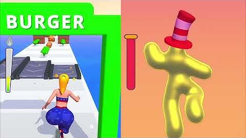 TWERK RACE 3D VS BLOP RUNNER 3D 🌫️🌫️🫁WALKTHROUGH MOBILE HARD LEVELUP TIKTOK GAMEPLAY ZQ9034