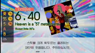 Gitadora Heaven is a'57 metallic gray Extreme drum