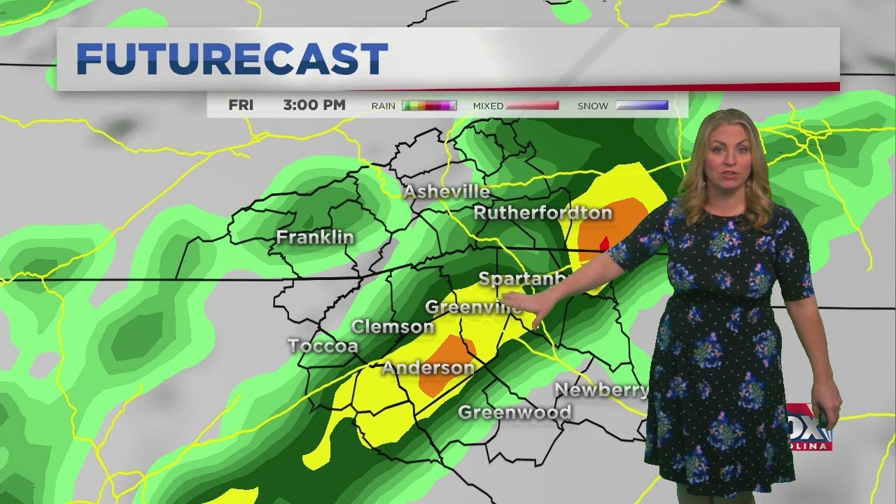 Dry and cool this morning, but rain moves in fast - YouTube