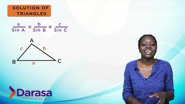 Mathematics - Solution of a Triangle - Learning is Fun with Darasa