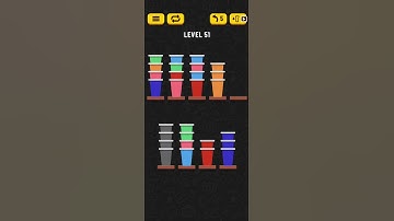 Cup Sort Puzzle Level 51 (early access)