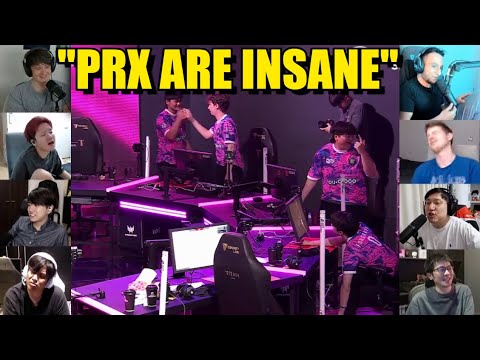 Valorant pros/streamers react to PRX Dominant victory over TALON