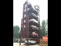 12 Cars SUV Smart PCX Vertical Rotary Parking Lift System Test before delivery