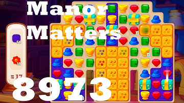 Manor Matters 8973 HD Gameplay Walkthrough | 3 match puzzle game Android | IOS | GameGo Game