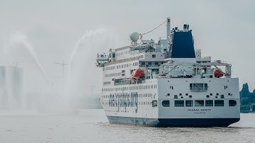 Mercy Ships - The Global Mercy arrival into Antwerp