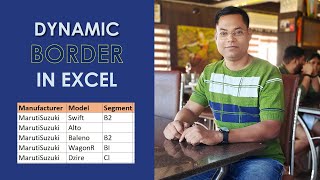 Excel tip to make a dynamic border.
