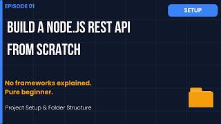 Build a Node.js REST API from Scratch | Project Setup & Folder Structure