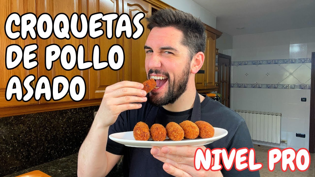 Cómo hacer CROQUETAS de POLLO ASADO (Muy Cremosas)🤤 + 3 TRUCOS Importantes NIVEL PRO🔥