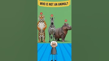 Which is not an animal?🤔#shorts #ytshorts #quiz