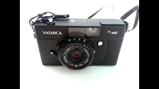 ヤシカ YASHICA 35 MF コンパクトカメラ レトロ アリバイ日記: 【フィルムカメラ】ヤシカのコンパクトカメラ